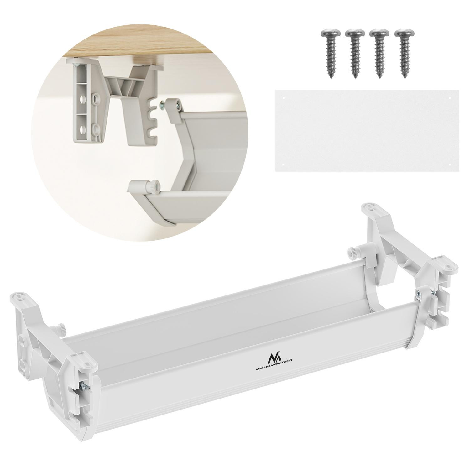 Maclean Onder bureau kabelorganizer Mc-106 W