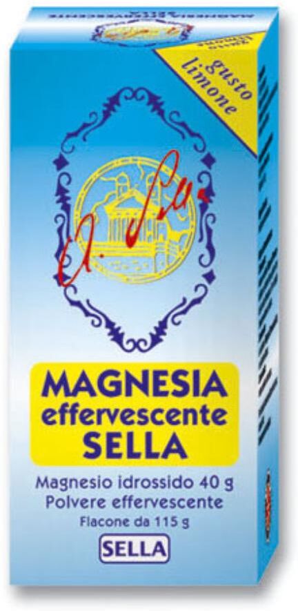 SELLA Srl Magnesia Effervescente Sella Polvere Orale 115g Limone