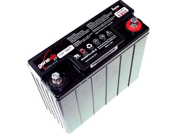Hawker Enersys Genesis G16EP - PB lead batterij 12V 16000mAh - M6 aansluiting - 181x76x167mm