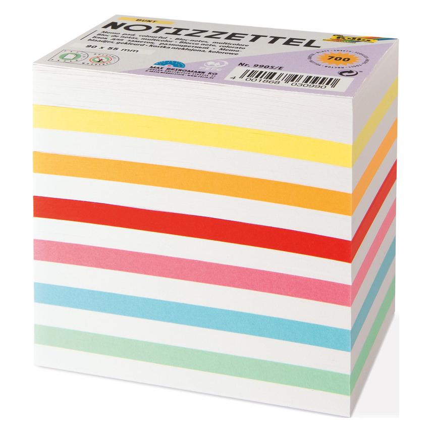 Folia Zettelbox Ersatzpapier (90 x 89 mm) (9905/E)