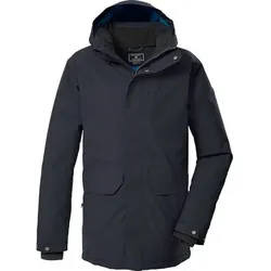 KILLTEC Herren Mantel KOW 85 MN PRK, Größe 4XL in Schwarz Schwarz