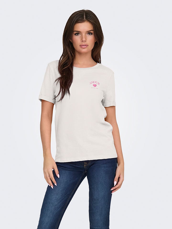 JDY Shirt "Kitty" in Weiß - S