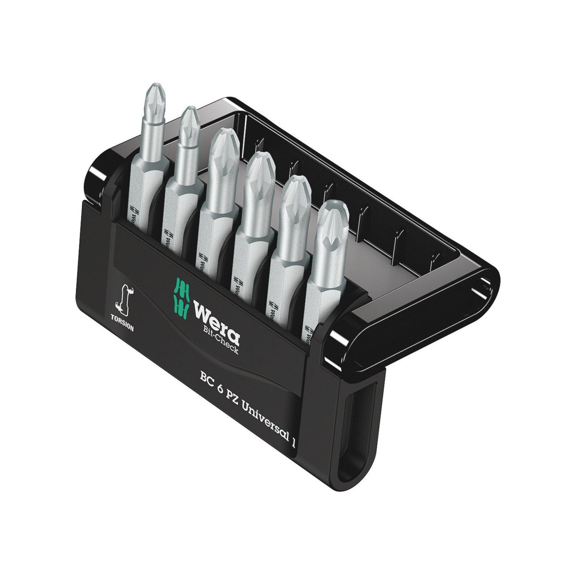 Wera Bit-Sortiment, Mini-Check PZ, 50 mm (05056471001)