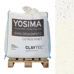 CLAYTEC YOSIMA Lehm-Designputz Weiss FL - 500 kg BigBag
