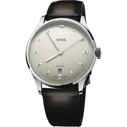 Oris Artelier Date 01 733 7810 4051-07 6 20 17FC - weiß,schwarz - 38mm