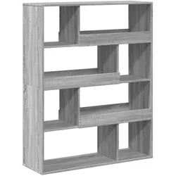 vidaXL Raumteiler Grau Sonoma 100x33x125,5 cm Holzwerkstoff