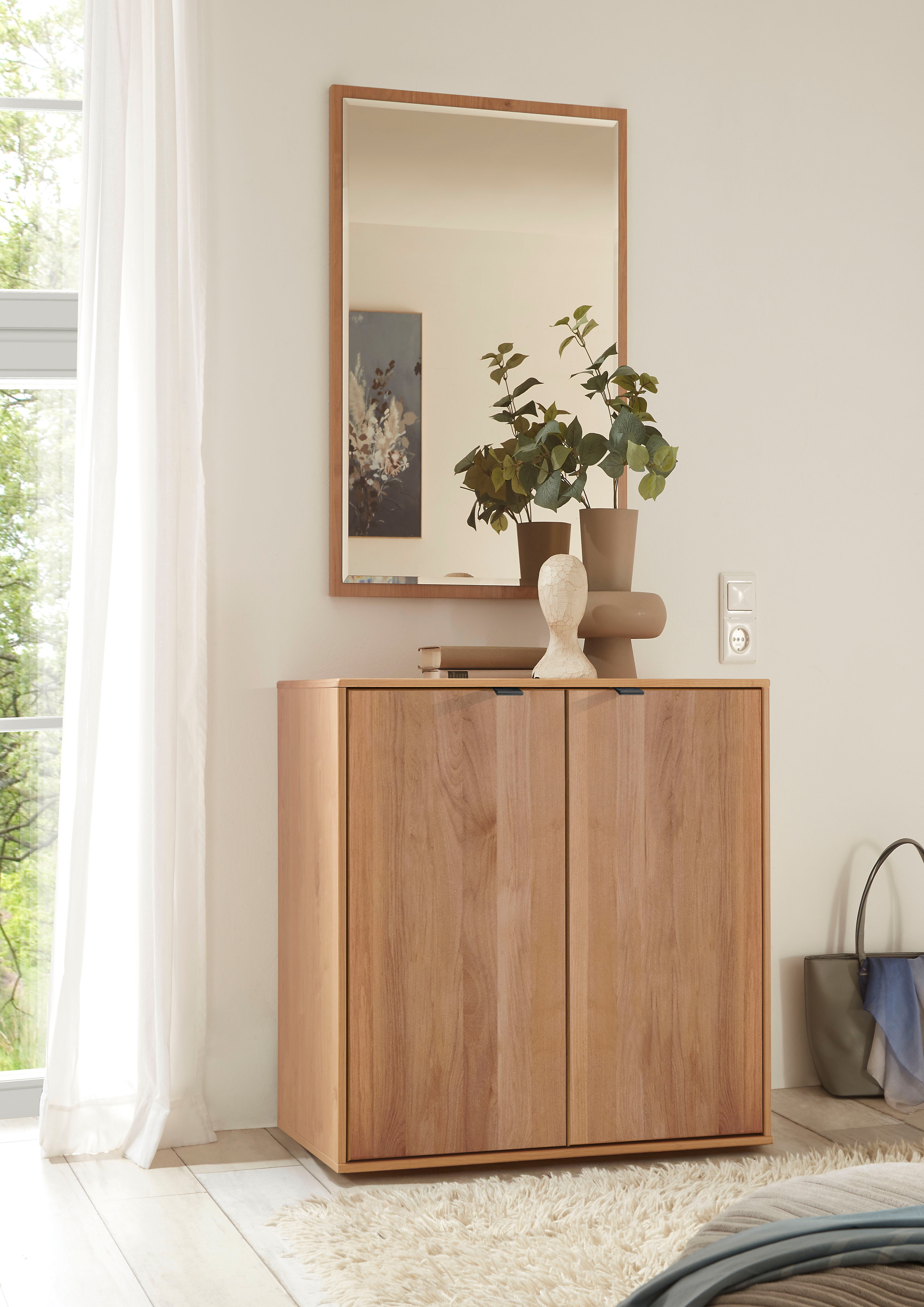 Kommode WIEMANN "Cardiff Sideboard, Wäscheschrank, teilmassiv Erle, 80 cm", braun (erlefarben), Erle,Front Erlemassiv, Erle, Sideboards, Kommode, verschiedenen Ausführungen, inklusive Einlegeboden erlefarben Erle,Front Erlemassiv, Erle