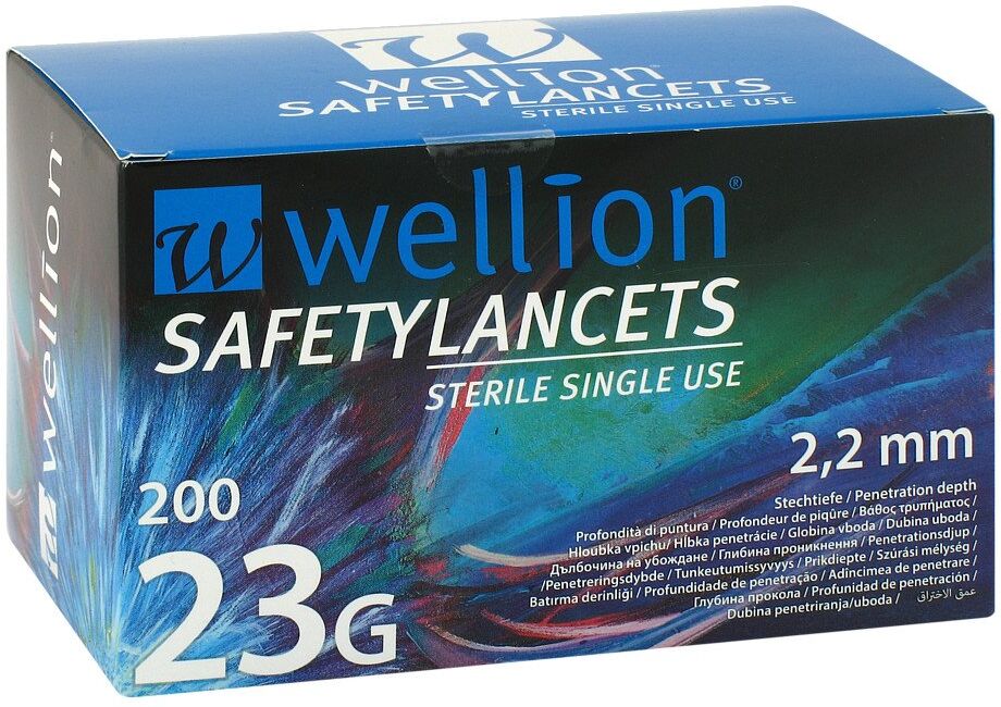 Wellion Lanzetten Safetylancets 23 G 200stk