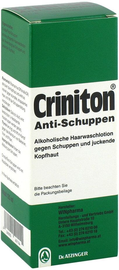 Criniton Anti Schuppen Lösung