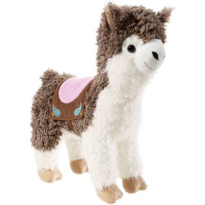 Kuscheltier HEUNEC "Kuschelkarawane, Lama 30 cm", braun (braun, beige), Plüschfiguren, KinderL:30cm, Polyester, Kuscheltier, L:30cm
