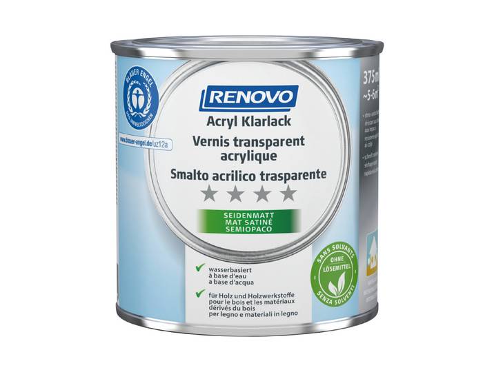 Renovo Acryl-Klarlack Seidenmatt 375 ml