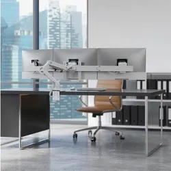 ERGOTRON HX Triple Monitor Bow Kit weiss Erweiterung des vorhandenen HX Arms auf 3-fach