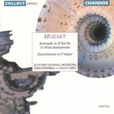 Järvi, N: Serenade B-Dur/Divertimento - Neeme Järvi,Sno Wind Ensemble, CD