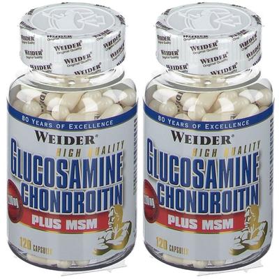 Weider Glucosamine Chondroitin + MSM x2 2x120 St Kapseln