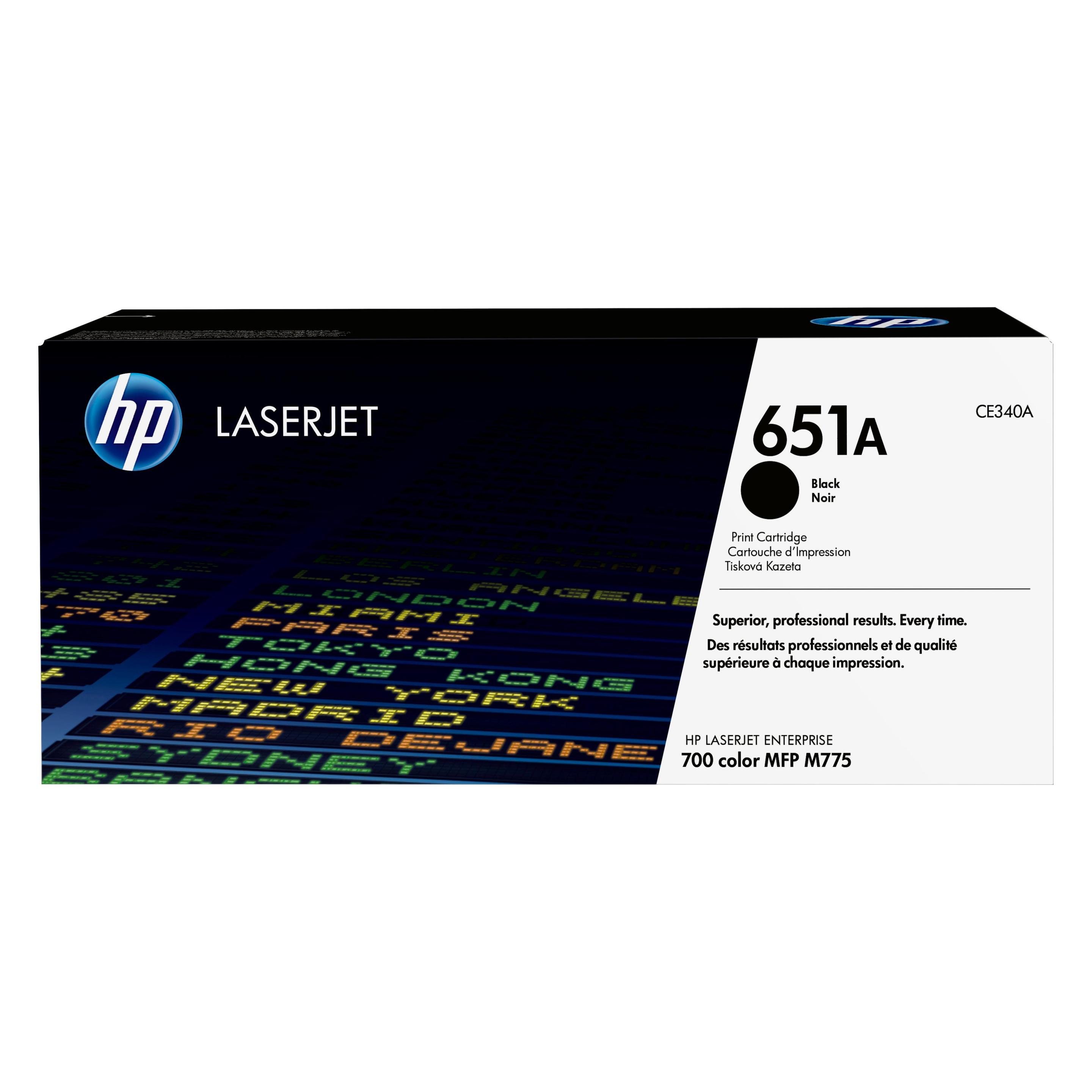 HP HPI Black Toner Cartridge 651A (B) (CE340A)