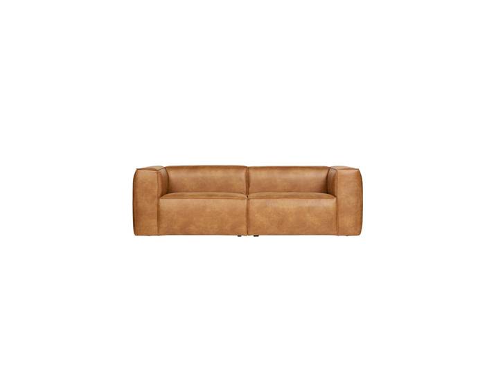 Design 3.5 Sitzer Sofa „Beann“ aus recyceltem Leder Cognac De Eekhoorn