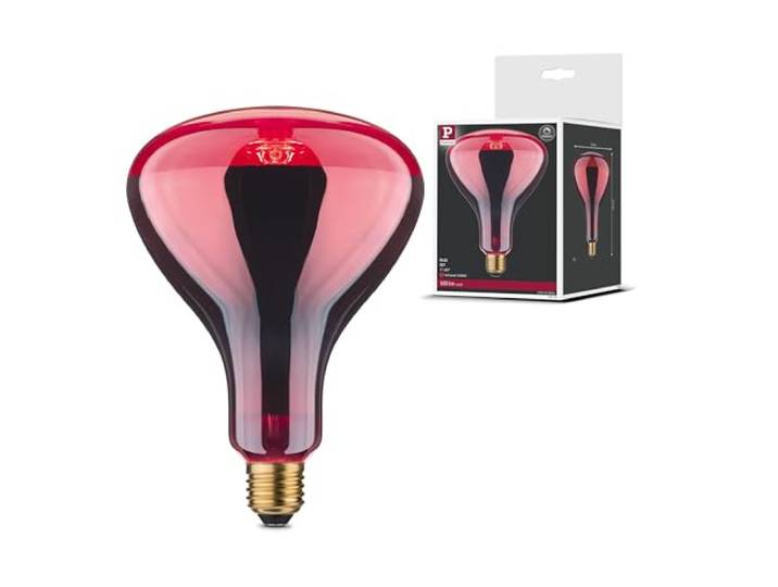 Paulmann 20125 Ampoule à incandescence Infrarouge E27 230V 100lm 150W 1000K gradable Rouge