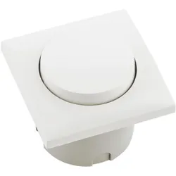 Berker, Lichtschalter + Storenschalter, Integro Flow Ausschalter vorkonfektioniert polarweiss glänzend
