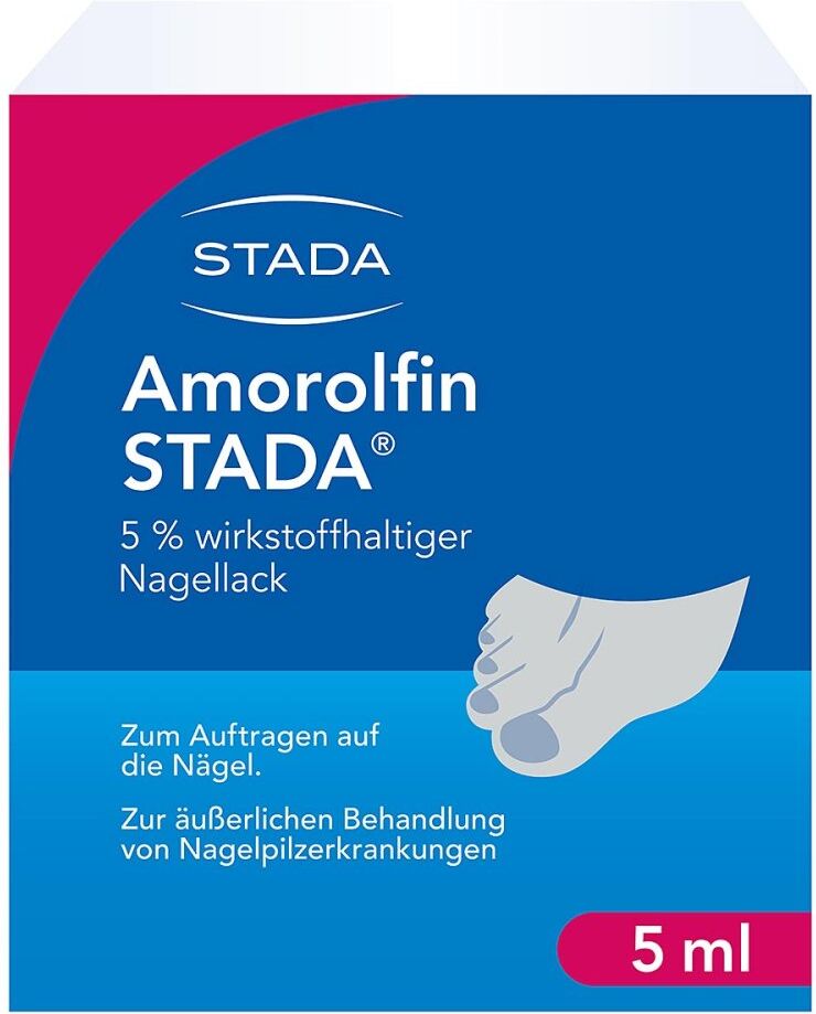 Amorolfin STADA 5% wirkstoffhaltiger Nagellack bei Nagelpilz 5ml