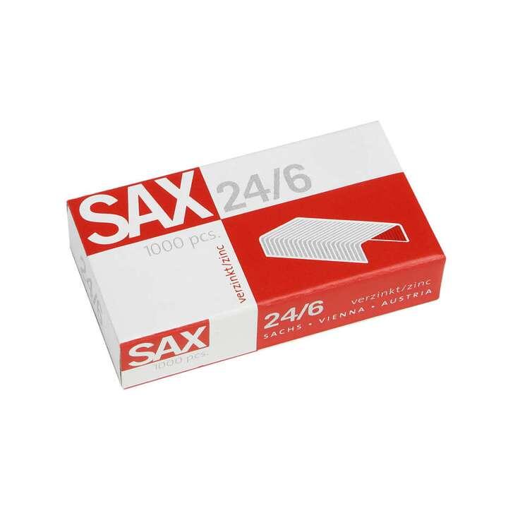 SAX design Heftklammern 24/6 - 1.000 pro Packung 1-246-00