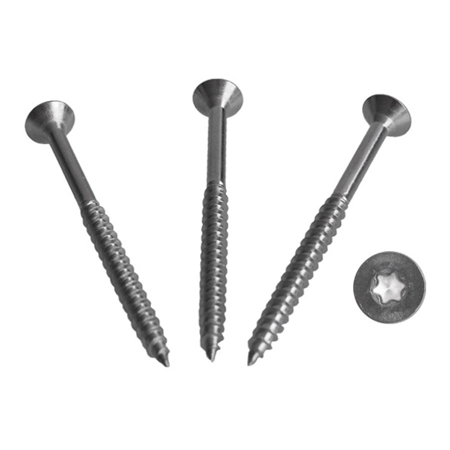 Www Edelstahl-Schrauben, 100 Stk., 5,0 x 80 mm