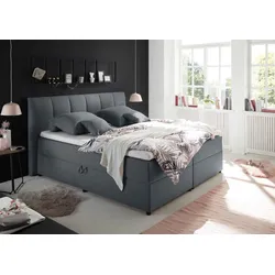 Boxspringbett Granada ca. 180x200 cm Anthrazit