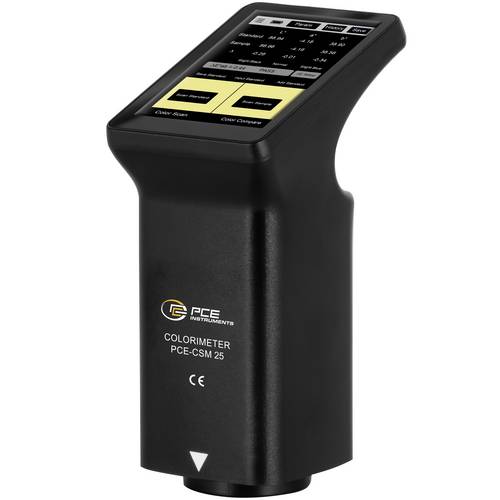 PCE Instruments Farbmessgerät PCE-CSM 25 |D/8° Messgeometrie mit SCI |15 Farbräume - CIE Lab, Luv, LCh, Yxy und weitere