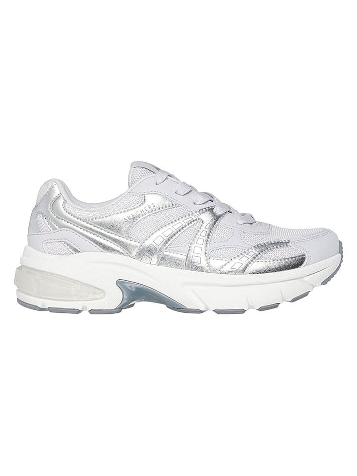 Sneakers "Skechers Shadow" in Weiß/ Silber - 38