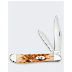 Case, Mehrzweckmesser, Messer Peanut SS Amber Bone