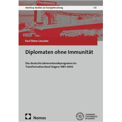 Diplomaten ohne Immunität, Fachbücher von Karl Dieter Uesseler