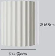 Friendly Fresh Finds Modern Wall Lamp Nordic Resin Wall Sconce Bedroom Bedside Living Room Light white