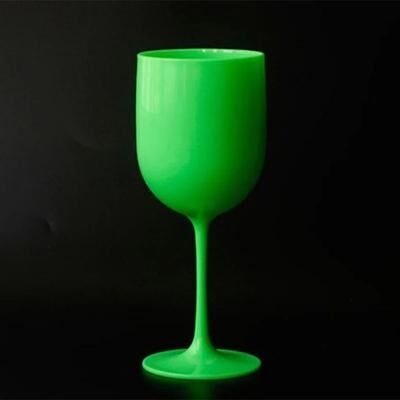 Uplift Essentials Reusable Champagne Flute Set   High Durability Party Glassware green