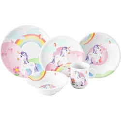 Seltmann, Kindergeschirr + Kinderbesteck, Compact Mein kleines Einhorn Kindergeschirr Set