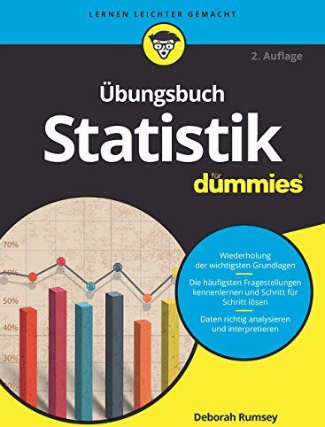 Rumsey, Deborah J. - Übungsbuch Statistik für Dummies - Preis vom 09.10.2026 07:28:09 h