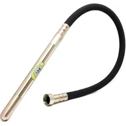 Wiltec, Rührwerk + Mörtelrührer, Rüttelflasche Ø35mm 150cm flexible Welle Betonrüttler Innenrüttler Handrüttler (Betonverdichter)