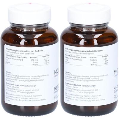 Moleqlar Berberine Mineral-Complex Kapseln 2x 2x60 St