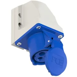 PCE 113-6k CEE-Wandsteckdose (kompakt) 16A 3p 6h IP44 1136k