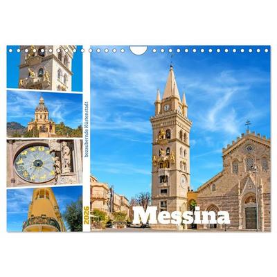 Messina - bezaubernde Küstenstadt (Wandkalender 2026 DIN A4 quer), CALVENDO Monatskalender