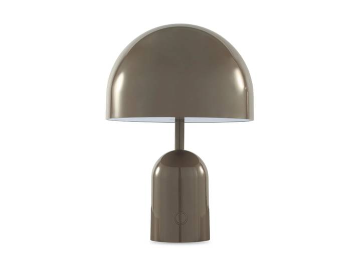 Tom Dixon Bell Portable LED Tischleuchte 28cm Taupe
