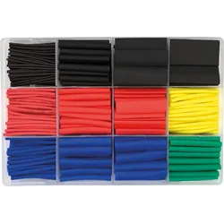 QUAD 2103CA001 - Schrumpfschlauch-Set - Industrieqaulität 2:1, bunt, 620 teilig