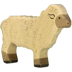 Holztiger Schaf stehend