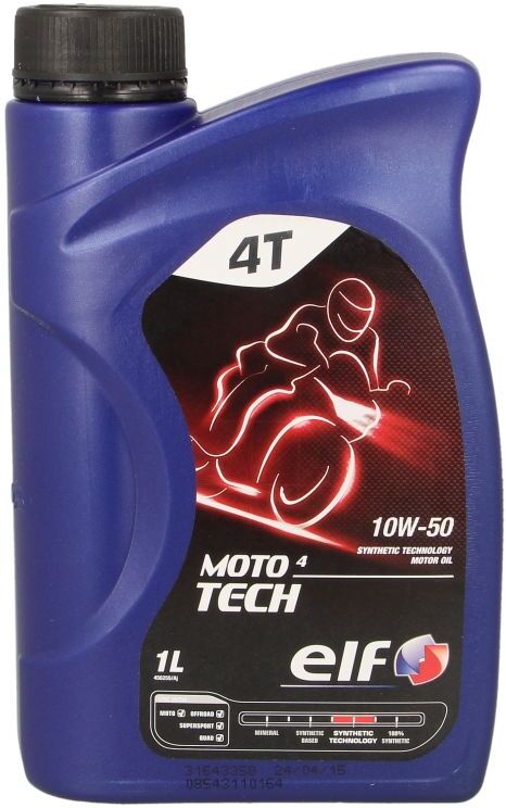 Motoröl ELF 2213949 Moto 4 Tech 10W50 1L