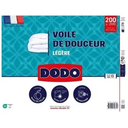 Dodo, Decke, Bettdecke VOILE DE DOUCEUR Weiss 100 g/m2 200 x 200 cm (200 x 200 cm)