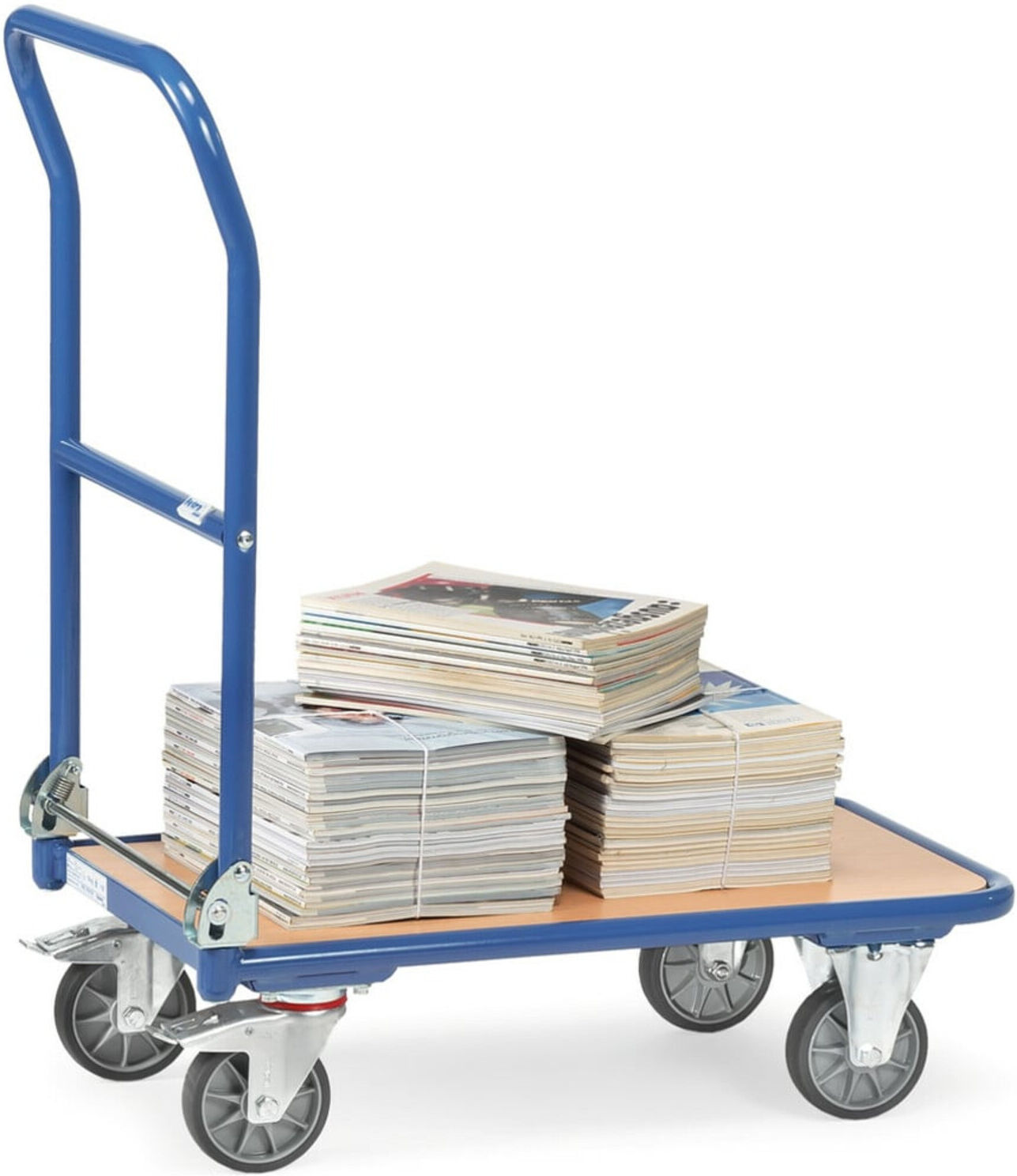 fetra Klappwagen KW 11, Tragkraft 250kg, TPE-Reifen, klappbarer Schiebebügel (1154)