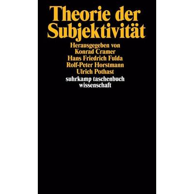 Theorie der Subjektivität, Taschenbuch von , Suhrkamp, 978-3-518-28462-9