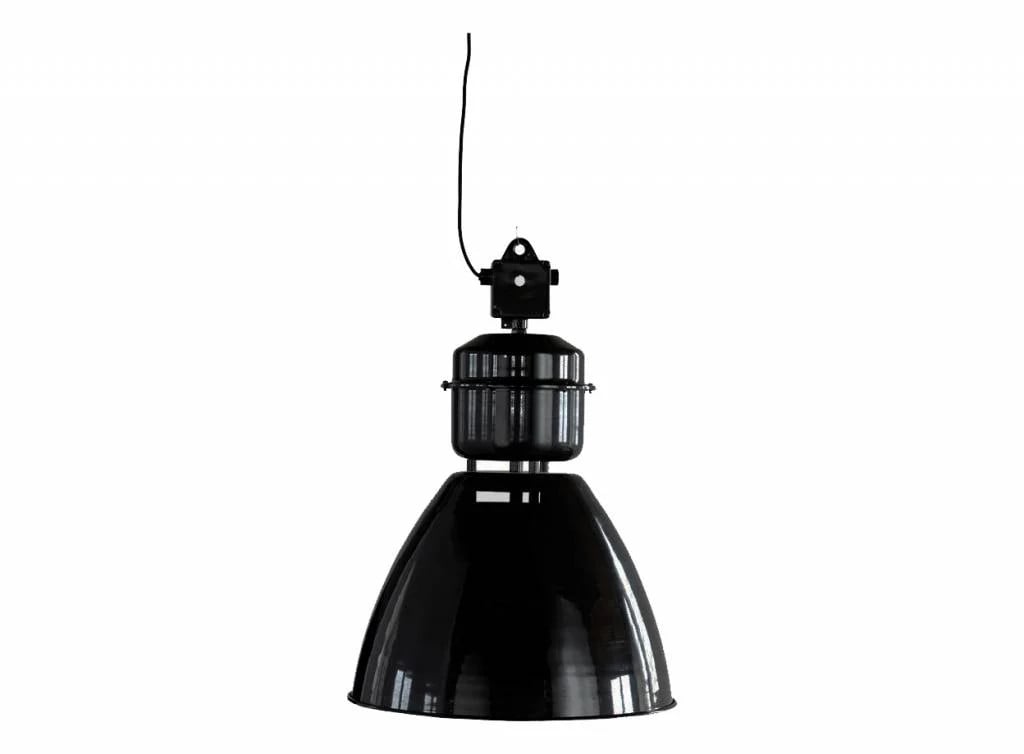 House Doctor Volumen Hanglamp Zwart - Ronde Industriële Metaal Lamp met Diameter: 54 cm
