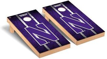 Skip's Garage Northwestern Wildcats Vintage Cornhole Board Set