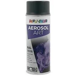 Dupli-color Buntlackspray AEROSOL Art grau seidenmatt RAL 7016 400ml Spraydose