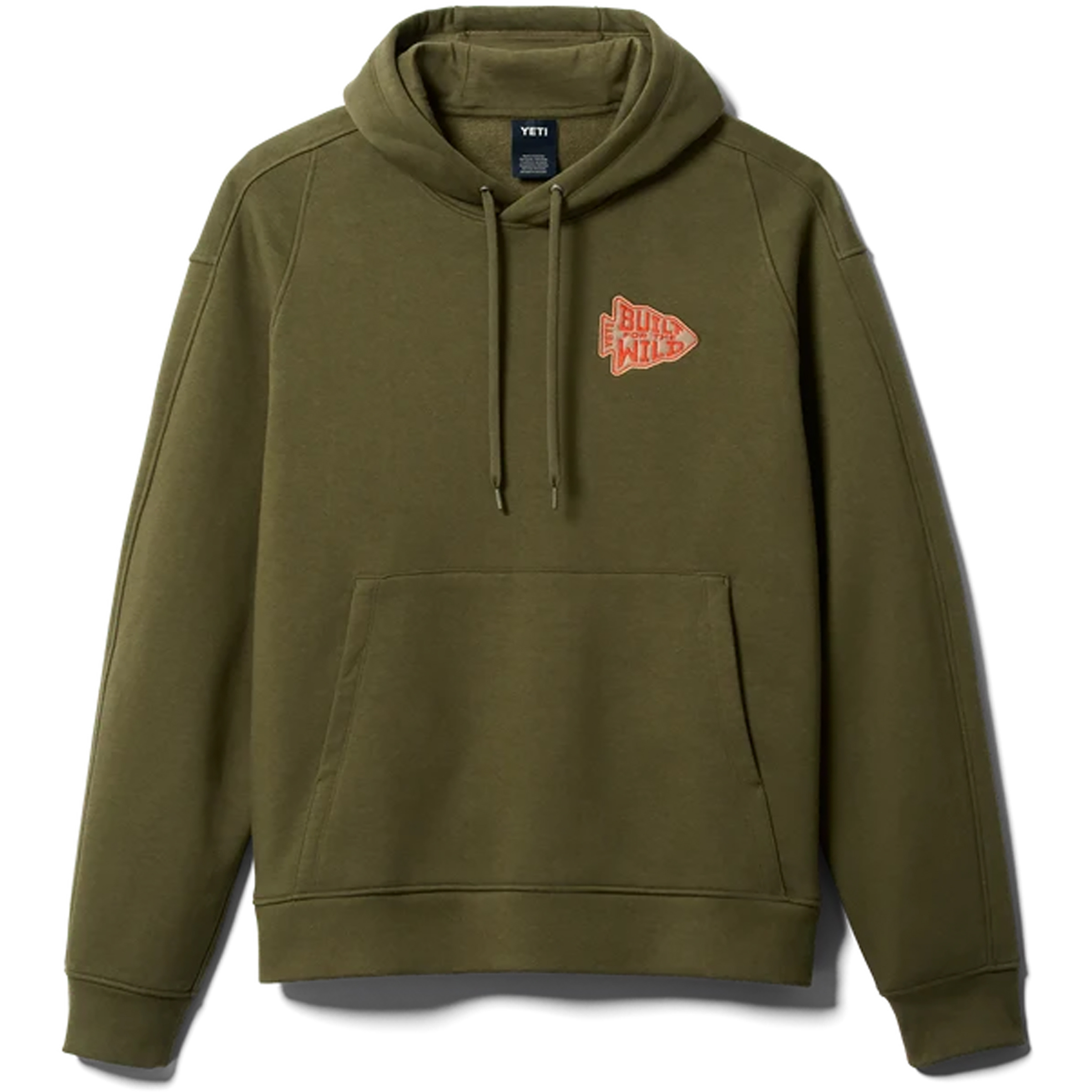 Yeti Arrowhead BFTW Hoodies oliv Größe S Lifestyle