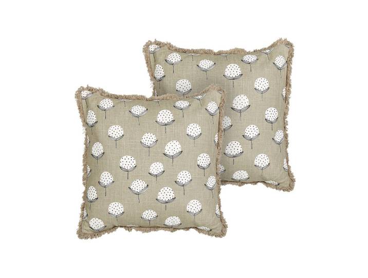 DEKOKISSEN 2er-Set Beige 45/45 cm Choisya